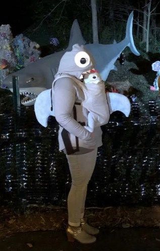 baby shark carrier baby halloween costume