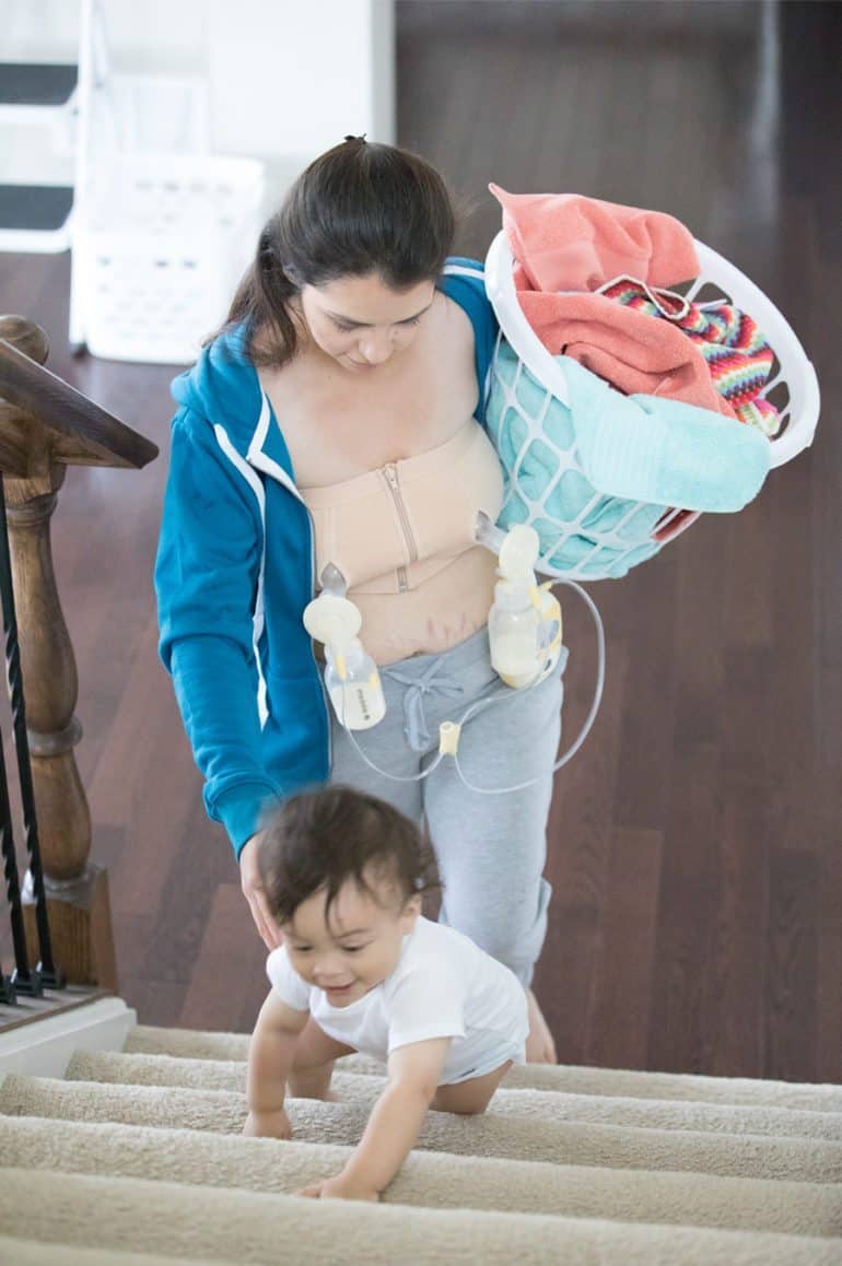 50 moms tried out the Medela Easy Expression Hands Free Bustier. See what they thought about this new pumping bra.