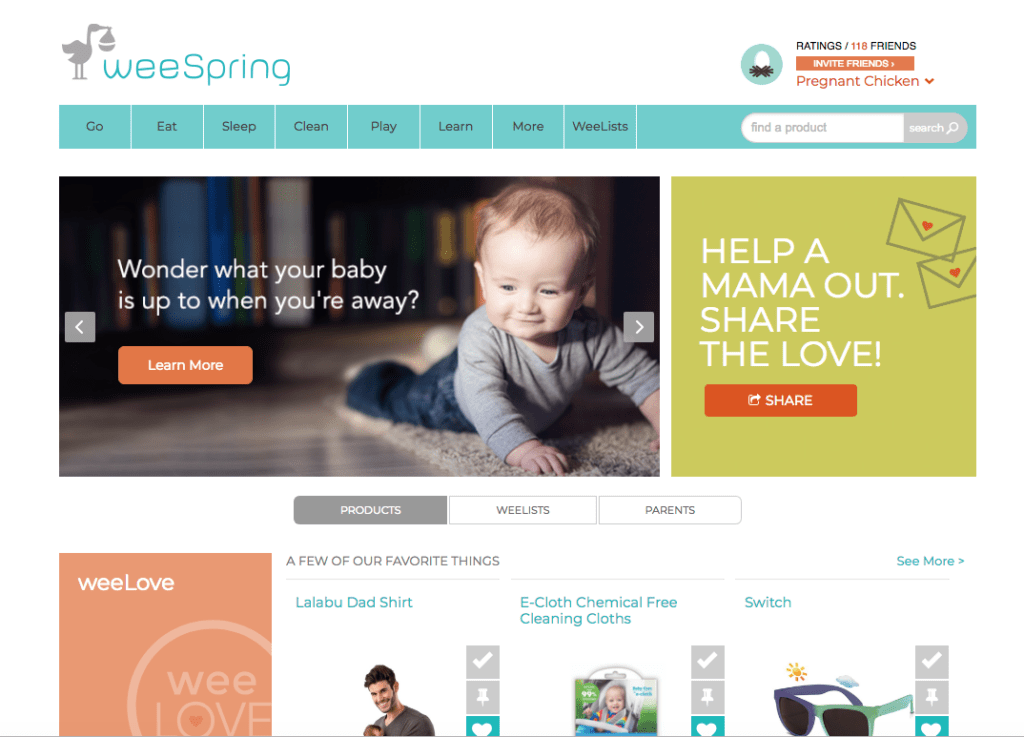 Weeeee weeSpring Review website