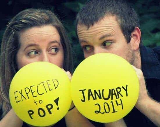 Here are 60 of the best pregnancy announcement ideas and cute ways to announce your pregnancy. Includes fun (and funny) ideas and photos.