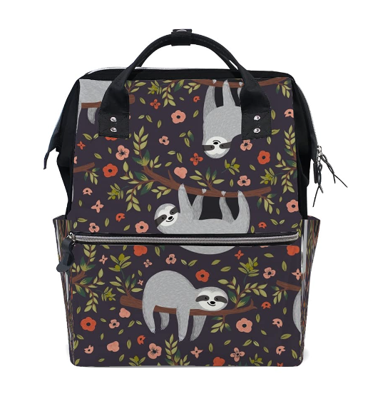 sloth diaper bag