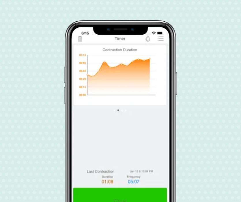contraction timer app