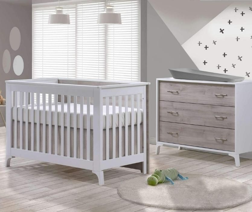 Little Canadian Natart - Metro Collection Crib & Dresser Set