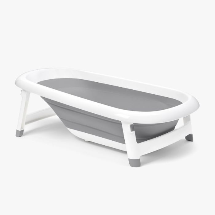 collapsible OXO Tot Splash & Store baby Bathtub