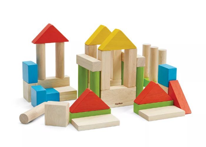 Plantoys Colorful 40 Unit Blocks